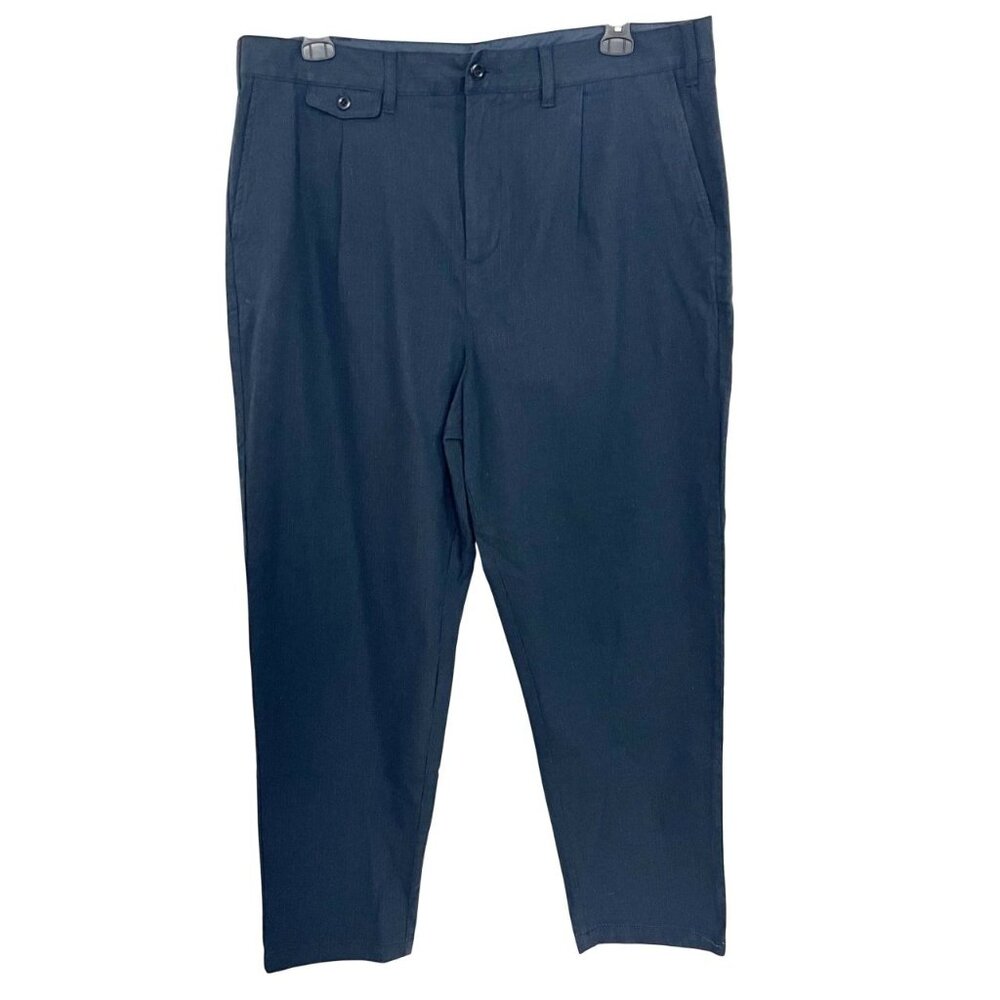 NEW Rails Marcellus Navy Pin Striped Pants Pleat Front - Men's Size 38